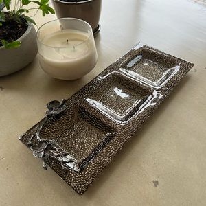 Michael Aram  black orchid trio platter